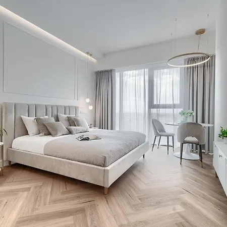 아파트 Margi Ariela Lux 17th Floor Pool Sauna 슈체친